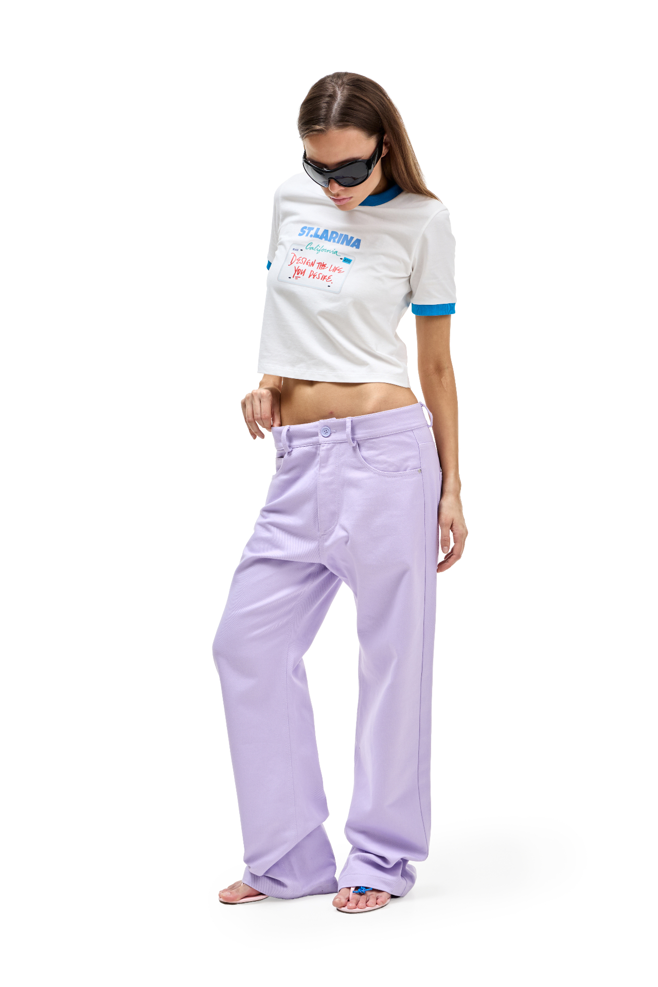 Джинсы Boyfriend Straight Pants