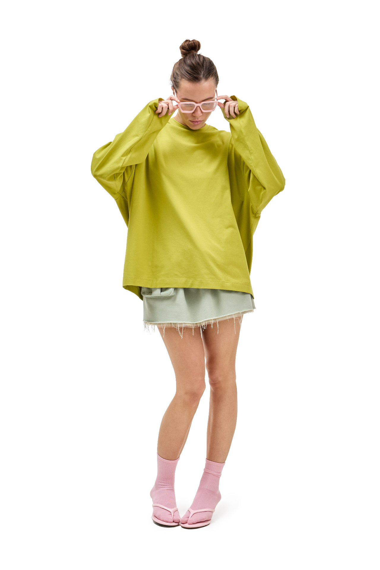 Лонгслив  Relaxed fit printed long sleeve