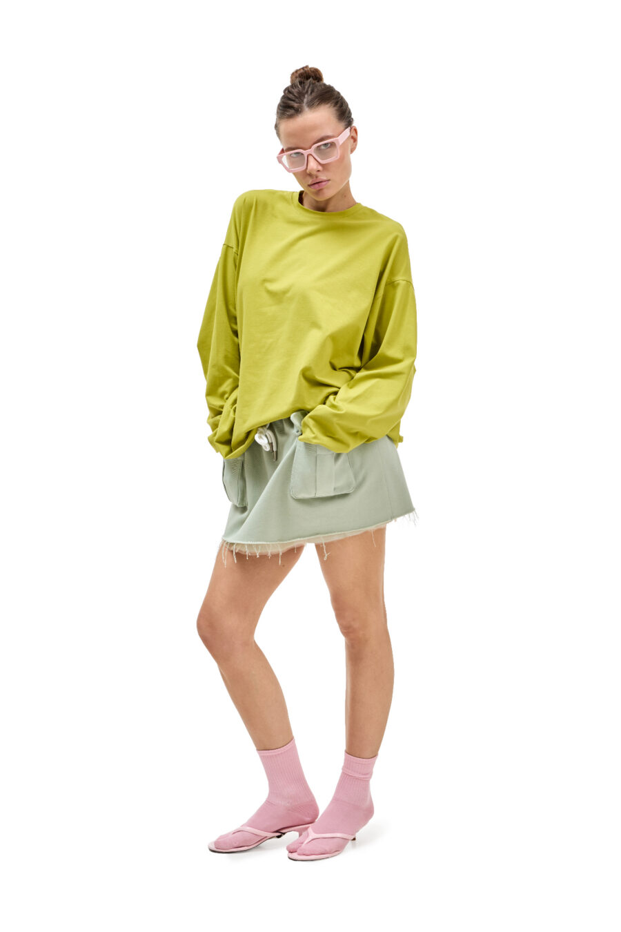Лонгслив  Relaxed fit printed long sleeve